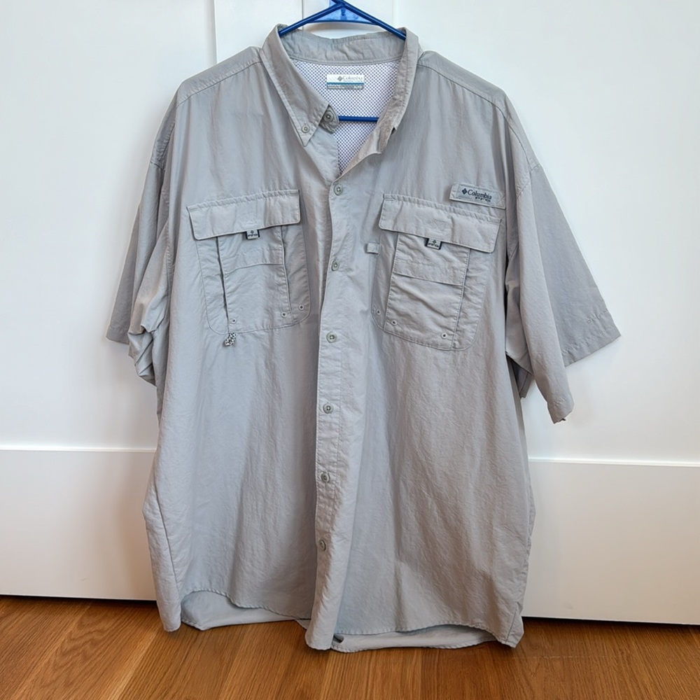 Columbia PFG Bahama II Short Sleeve Active Fishing Summer Performance Shirt